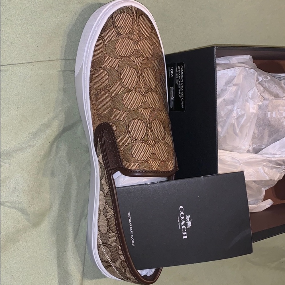Coach Khaki/ Chestnut Shoes